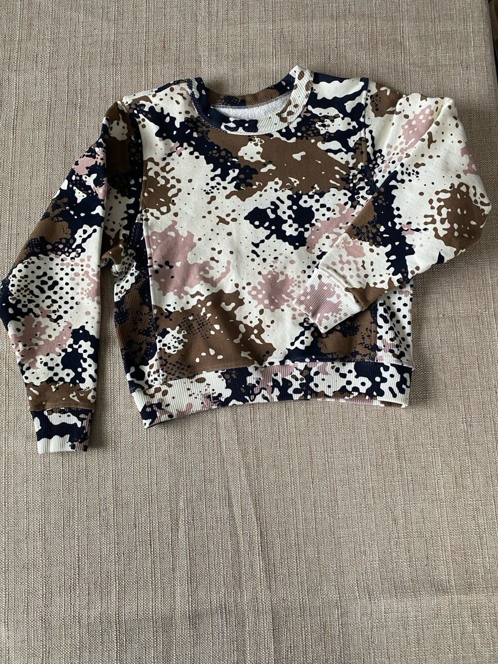 Rag & Bone Multicolor Camouflage Sweatshirt XS
